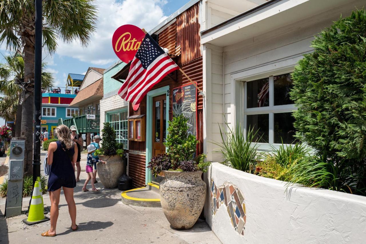 The Folly Feeling 1 Block To Beach Folly Beach Exterior foto
